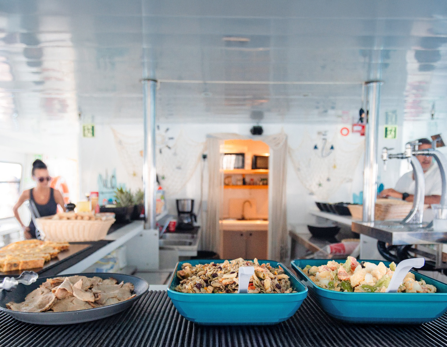 Lunch on board the Captain Nemo